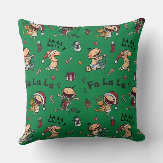 Baby Carols Patroon Kussen (Achterkant)