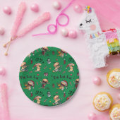 Baby Carols Patroon Papieren Bordje (Feest)