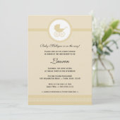  Baby Carriage Baby shower Kaart (Staand voorkant)