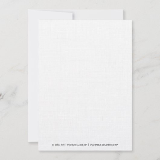  Baby Carriage Baby shower Kaart (Achterkant)