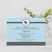  Baby Carriage Baby shower Kaart (Staand voorkant)