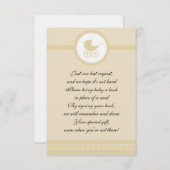 Baby Carriage Baby shower Kaart (Voorkant / Achterkant)