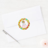 Baby Carriage Bearl Baby shower Sticker (Envelop)