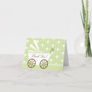 Baby Carriage Bedankt voor je briefkaart