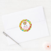 Baby Carriage Beer Twins Baby shower Sticker (Envelop)