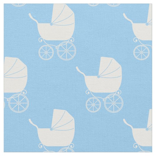  Baby Carriage Blue Stof (Close Up)