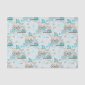 Baby Carriage Boy Tissuepapier (Voorkant)