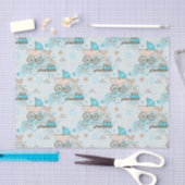 Baby Carriage Boy Tissuepapier (Craft)
