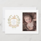 Baby Carriage Crest | Neutraal Aankondiging (Voorkant)