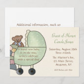 Baby Carriage Green Kaart (Voorkant / Achterkant)