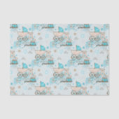 Baby Carriage Jongen Tissuepapier (Voorkant)