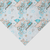 Baby Carriage Jongen Tissuepapier (Detail)