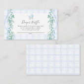 Baby Carriage Luier Raffle Kaart Visitekaartje (Voorkant / Achterkant)