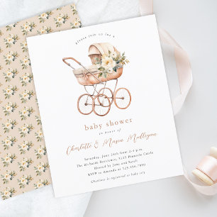  Baby Carriage Neutral Couples Baby shower