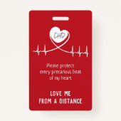 Baby Carseat CHD Alert Badge (Voorkant)
