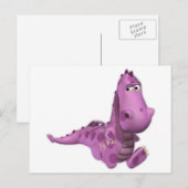 Baby Cartoon Dragons: roky Briefkaart (Voorkant / Achterkant)