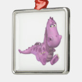 Baby Cartoon Dragons: roky Metalen Ornament (Links)