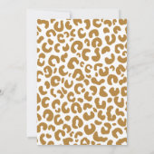 baby cartoon giraffe oerwoud safari kaart (Achterkant)