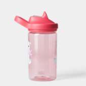 Baby Cartoon Hippopotamus Persoonlijk Waterfles (Rechts)