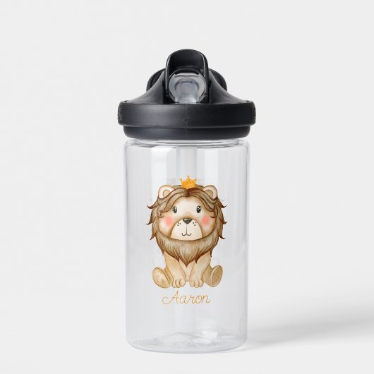Baby Cartoon Lion Aangepast Waterfles (Voorkant)