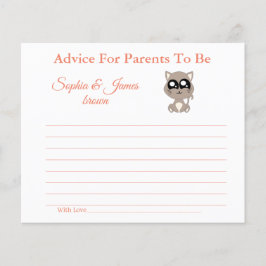 Baby Cat | Advies voor Mam & Pap Baby shower Flyer