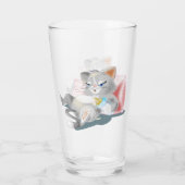 Baby Cat Glass Funny Glas (Achterkant)