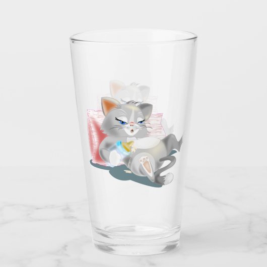 Baby Cat Glass Funny Glas (Voorkant)