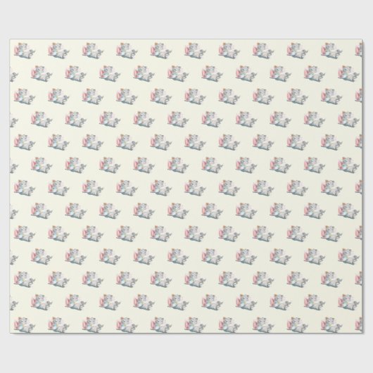 Baby Cat Grappig inpakpapier (Vlak)