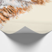 Baby cat inpakpapier - Uw kleuren - Tekst (Hoek)