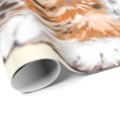 Baby cat inpakpapier - Uw kleuren - Tekst (Rol Hoek)