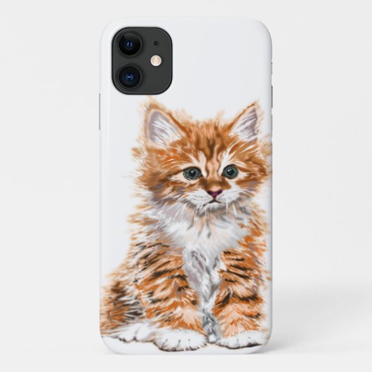 Baby Cat iPhone Case - Kies kleuren (Achterkant)