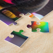 Baby Cat met neonverlichting, Cat Legpuzzel (Zijkant)