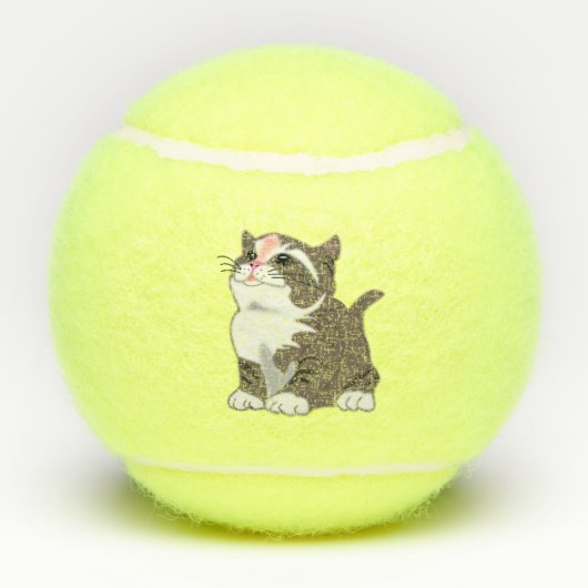 Baby Cat Tennisballen (Achterkant)
