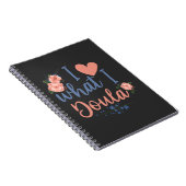 Baby Catcher Birth Cute Doula-beroep Notitieboek (Rechterzijde)