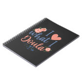 Baby Catcher Birth Cute Doula-beroep Notitieboek (Linkerzijde)