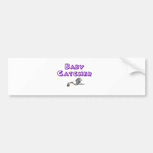 baby catcher bumpersticker (Voorkant)