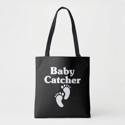 Baby Catcher verlosvrouw Cute Doula Birth Tote Bag (Voorkant)