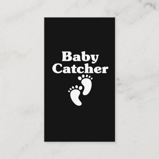 Baby Catcher verlosvrouw Cute Doula Birth Visitekaartje (Voorkant)