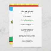 Baby Caterpilars Baby shower Uitnodiging (Voorkant / Achterkant)