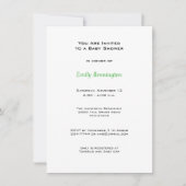 Baby Caterpilars Baby shower Uitnodiging (Voorkant)