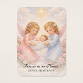Baby Catholic Funeral Memorial Holy Card - Visitekaartje (Voorkant)