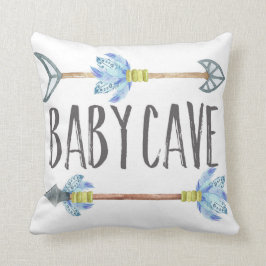Baby Cave Boho Tribal Boy Nursery Sierkussen