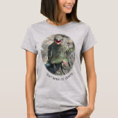 Baby Cedar Waxwing Bird Nature Personalized T-shirt (Voorkant)