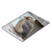 Baby Cedar Waxwing Bird Natuur Notitieboek (Linkerzijde)