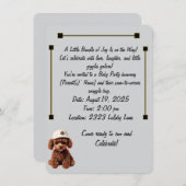 Baby Celebration & Announcement Invitation Kaart (Voorkant / Achterkant)