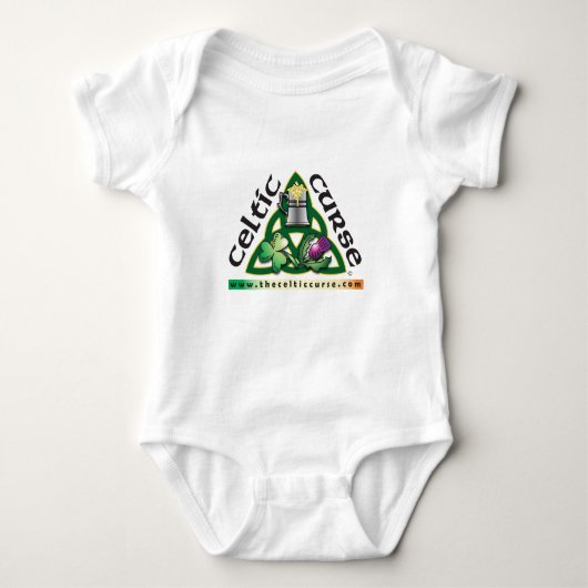 Baby Celtic Curse-uitrusting Romper (Voorkant)