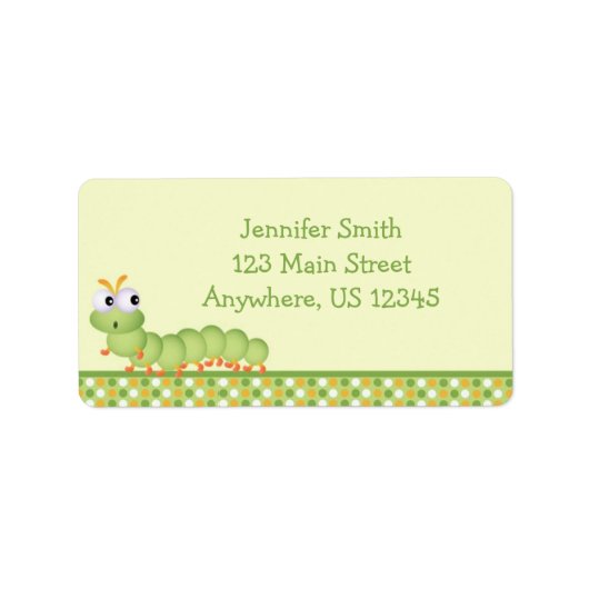 Baby Centipede Etiket (Voorkant)