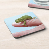 Baby-chameleonperspectief Bier Onderzetter (Linkerzijde)