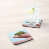 Baby-chameleonperspectief Bier Onderzetter (Rechterzijde)