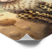 Baby Cheetaah Geslacht Neutraal | Cheetaah Muurpri Poster (Hoek)